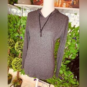 Rustic Souls Hooded Pullover Long Sleeve Small Gray